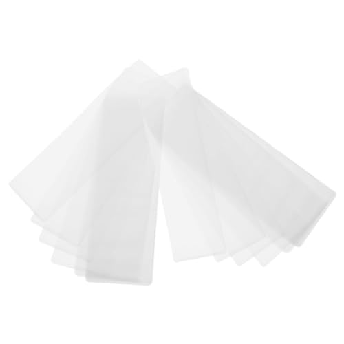 Homoyoyo 20 Stück Transparente PVC Buchzeichenhüllen mit Loch Klare Laminierhüllen Schutz von Fotos Rezeptbüchern Notizbüchern und Scrapbooking Homoyoyo 20 Stück Transparente PVC Buchzeichenhüllen mit Loch Klare Laminierhüllen Schutz von Fotos Rezeptbüchern Notizbüchern und Scrapbooking von Homoyoyo