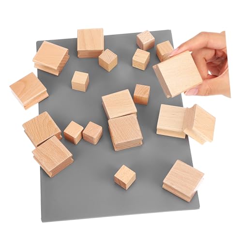 Homoyoyo 20 Stück Unbehandelte Holzblöcke für Diy Bastelprojekte für Kreative Designs und Handwerksarbeiten Homoyoyo 20 Stück Unbehandelte Holzblöcke für Diy Bastelprojekte für Kreative Designs und Handwerksarbeiten von Homoyoyo