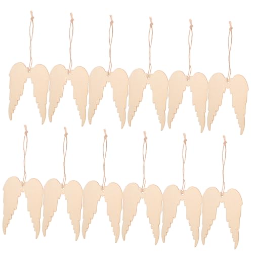 Homoyoyo 20 Stück Weihnachtsengelsflügel Anhänger Feiertage Party Flügel Dekoration Weihnachtsdekorationen Geschenk DIY Flügel Ausschnitte Bastel Dekoration Zubehör Party Homoyoyo 20 Stück Weihnachtsengelsflügel Anhänger Feiertage Party Flügel Dekoration Weihnachtsdekorationen Geschenk DIY Flügel Ausschnitte Bastel Dekoration Zubehör Party von Homoyoyo