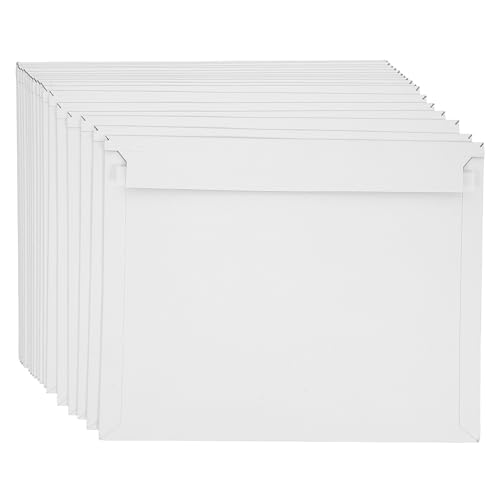Homoyoyo 20 Stück Weiße Versandtaschen aus Karton Selbstklebende Rigid Mailer für Fotos Kunstdrucke und Dokumente Wetterfest und Geräumig für Büro und Versand Homoyoyo 20 Stück Weiße Versandtaschen aus Karton Selbstklebende Rigid Mailer für Fotos Kunstdrucke und Dokumente Wetterfest und Geräumig für Büro und Versand von Homoyoyo