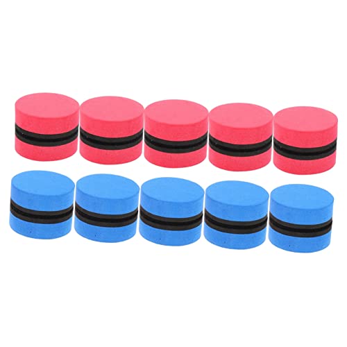 Homoyoyo 20 Stück Whiteboard-radiergummi Klein Trockener Radiergummi Trocken Abwischbare Radiergummis Magnetischer Tafelwischer Trocken Abwischbarer Radiergummi Rot Filztuch von Homoyoyo