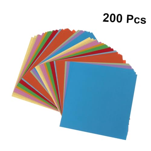 Homoyoyo 200 Blatt Doppelseitiges Origami Papier Farben Buntpapier für DIY Bastelprojekte Farbige Faltblätter zum Basteln Kunsthandwerk und Dekoration Homoyoyo 200 Blatt Doppelseitiges Origami Papier Farben Buntpapier für DIY Bastelprojekte Farbige Faltblätter zum Basteln Kunsthandwerk und Dekoration von Homoyoyo