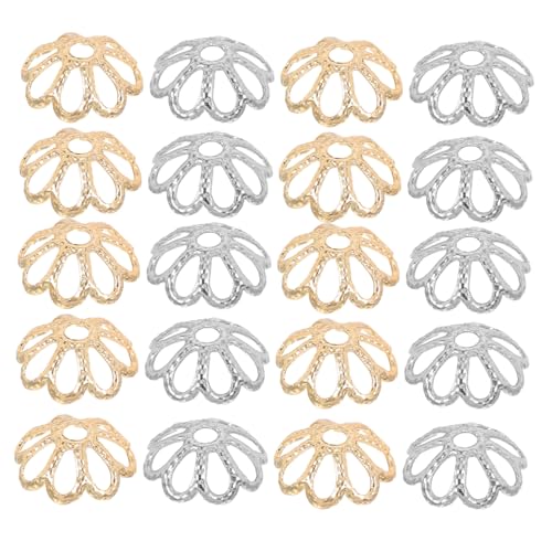 Homoyoyo 200 Stück Blüten Perlenkappen Hohlblumen Spacer Caps für Halsketten Armbänder Schmuckzubehör für DIY Schmuckherstellung Langlebig und Rutschfest Homoyoyo 200 Stück Blüten Perlenkappen Hohlblumen Spacer Caps für Halsketten Armbänder Schmuckzubehör für DIY Schmuckherstellung Langlebig und Rutschfest von Homoyoyo
