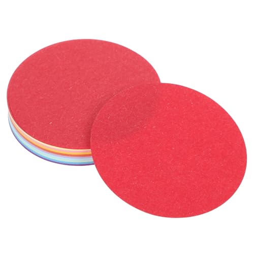 Homoyoyo 200 Stück Bunte Papierblumenkugeln mehrfarbig runde Ausschnitte buntes Handwerk farbiges Baupapier dickeres Faltpapier Bastelpapier Teenager bastelt Papier Roundhandpapier von Homoyoyo