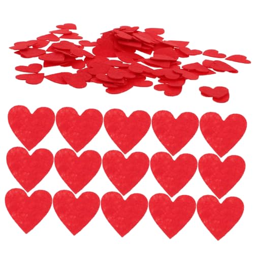 Homoyoyo 200 Stück Filz Herz Patches Rot Langlebige Applikationen aus Bastelfilz für Haarspangen DIY Robuste Stoffaufnäher für Kleidung Hüte und Kreative Bastelprojekte Homoyoyo 200 Stück Filz Herz Patches Rot Langlebige Applikationen aus Bastelfilz für Haarspangen DIY Robuste Stoffaufnäher für Kleidung Hüte und Kreative Bastelprojekte von Homoyoyo