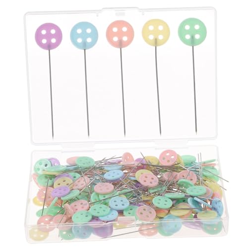 Homoyoyo 200 Stück Flachkopf Stecknadeln mit Buntem Knopfkopf Langlebige Nähnadeln für DIY Handarbeiten Einfach zu Vernähen für Präzises Markieren und Kreative Bastelprojekte Homoyoyo 200 Stück Flachkopf Stecknadeln mit Buntem Knopfkopf Langlebige Nähnadeln für DIY Handarbeiten Einfach zu Vernähen für Präzises Markieren und Kreative Bastelprojekte von Homoyoyo