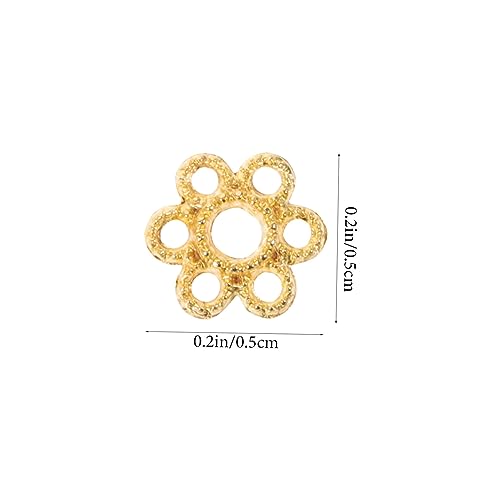 Homoyoyo 200 Stück Goldfarbene Perlenkappen in Blumenform Leichte Hohl Gestaltete Schmuckzubehör für DIY Armband Halsketten und Ohrringherstellung Vielseitig Einsetzbar für Homoyoyo 200 Stück Goldfarbene Perlenkappen in Blumenform Leichte Hohl Gestaltete Schmuckzubehör für DIY Armband Halsketten und Ohrringherstellung Vielseitig Einsetzbar für von Homoyoyo