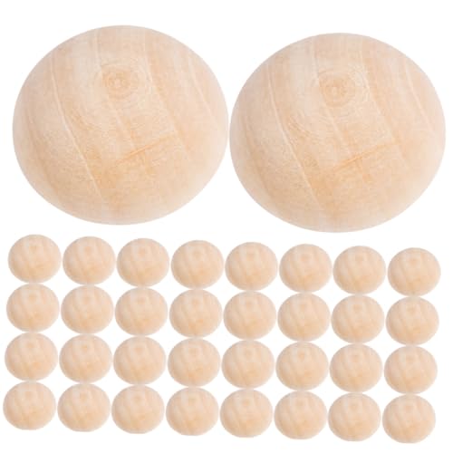 Homoyoyo 200 Stück Halbe Holzkugeln Naturbelassen Halbrund DIY Bastelperlen für Schmuckherstellung Kinderhandwerk Dekoration Langlebige Holzperlen zum Bemalen und Basteln Homoyoyo 200 Stück Halbe Holzkugeln Naturbelassen Halbrund DIY Bastelperlen für Schmuckherstellung Kinderhandwerk Dekoration Langlebige Holzperlen zum Bemalen und Basteln von Homoyoyo