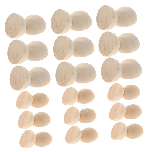 Homoyoyo 200 Stück Halbrunde Holzperlen Naturbelassen Langlebige DIY Holzhalbkugeln für Schmuckherstellung Armbänder Bastelprojekte Holzperlen zum Auffädeln Homoyoyo 200 Stück Halbrunde Holzperlen Naturbelassen Langlebige DIY Holzhalbkugeln für Schmuckherstellung Armbänder Bastelprojekte Holzperlen zum Auffädeln von Homoyoyo