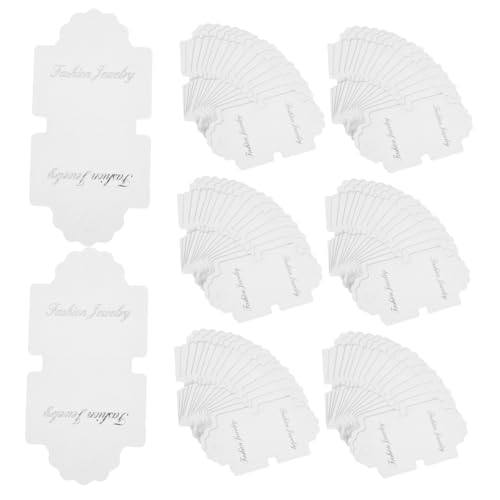 Homoyoyo 200 Stück Halsketten Displaykarten Leicht Zu Faltende Schmuckverpackungskarten – Displayhalter Für Schlüsselanhänger/Armbänder/Haarbänder – Umklappbarer Hängehalter Homoyoyo 200 Stück Halsketten Displaykarten Leicht Zu Faltende Schmuckverpackungskarten – Displayhalter Für Schlüsselanhänger/Armbänder/Haarbänder – Umklappbarer Hängehalter von Homoyoyo