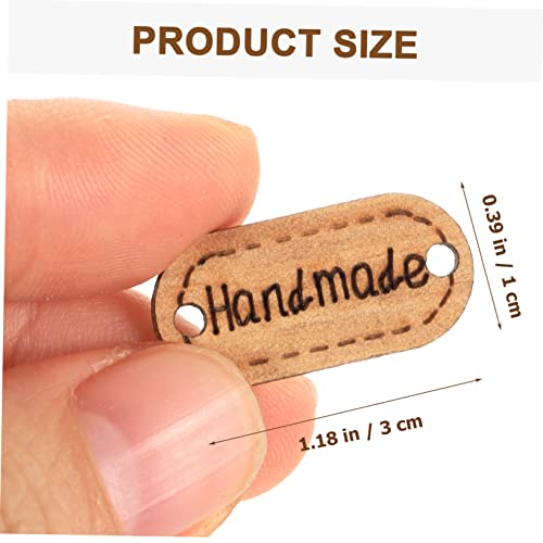 Homoyoyo 200 Stück Handgefertigte Holzknöpfe Vintage Scrapbooking Basteln DIY Holzetiketten Langlebige Knöpfe für Handarbeiten und Kreative Dekorationen von Homoyoyo