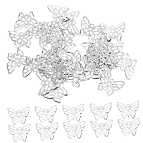 Homoyoyo 200 Stück Hohle Schmetterling Anhänger aus Legierung Kleine DIY Schmuckanhänger mit Aufhängeloch Leichtes Bastelzubehör für Ohrringe Armbänder Halsketten Kompakte Schmuckteile für Homoyoyo 200 Stück Hohle Schmetterling Anhänger aus Legierung Kleine DIY Schmuckanhänger mit Aufhängeloch Leichtes Bastelzubehör für Ohrringe Armbänder Halsketten Kompakte Schmuckteile für von Homoyoyo
