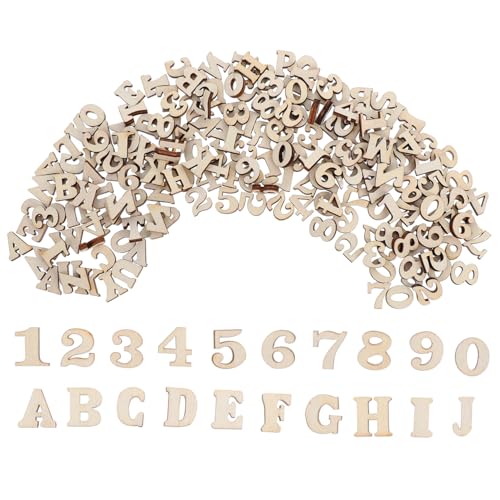 Homoyoyo 200 Stück Holzbriefnummer kleine Holzzahlen Anzahl großer Holz Buchstaben zum Basteln mittelgroße Ausschnittsnummer Holzbuchstaben für die Wanddekoration leere Holznummer Beige Homoyoyo 200 Stück Holzbriefnummer kleine Holzzahlen Anzahl großer Holz Buchstaben zum Basteln mittelgroße Ausschnittsnummer Holzbuchstaben für die Wanddekoration leere Holznummer Beige von Homoyoyo