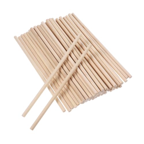 Homoyoyo 200 Stück Holzdübelstangen: Kuchenholzdübel, Unbehandelte Hartholzstäbe Zum Basteln Von Mehrstöckigen Kuchen, Blumensträußen Und Zubehör, 15 X 0,5 Cm von Homoyoyo