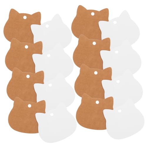 Homoyoyo 200 Stück Katzenförmige Kraftpapier Hängeetiketten Papieretiketten Zum Verpacken Hochzeitspapieretiketten Für Gastgeschenke Weiße Etiketten Geschenkanhänger Für Homoyoyo 200 Stück Katzenförmige Kraftpapier Hängeetiketten Papieretiketten Zum Verpacken Hochzeitspapieretiketten Für Gastgeschenke Weiße Etiketten Geschenkanhänger Für von Homoyoyo