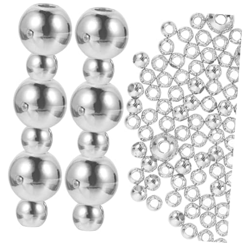 Homoyoyo 200 Stück Kupfer Metallperlen Rund Glatt Spacer Perlen Leicht Zum Auffädeln Für Schmuckherstellung DIY Armbänder Halsketten Zubehör Homoyoyo 200 Stück Kupfer Metallperlen Rund Glatt Spacer Perlen Leicht Zum Auffädeln Für Schmuckherstellung DIY Armbänder Halsketten Zubehör von Homoyoyo