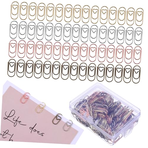Homoyoyo 200 Stück Mini Love Paper Clip Größe geformt Büroklammer für die Schule Mini -Papierclips Herz büro organisation büroorganisation bürogadges Schulbedarf Büroklammern Metall Homoyoyo 200 Stück Mini Love Paper Clip Größe geformt Büroklammer für die Schule Mini -Papierclips Herz büro organisation büroorganisation bürogadges Schulbedarf Büroklammern Metall von Homoyoyo