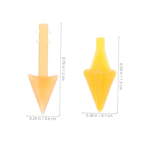 Homoyoyo 200 Stück Mini Vogel Schnäbel DIY Tierküken Schnabel Kunststoff Einsatz für Basteln Realistische Gelbe und Hautfarbene Vogel Schnabel Zubehör für Kleine Vogelfiguren Homoyoyo 200 Stück Mini Vogel Schnäbel DIY Tierküken Schnabel Kunststoff Einsatz für Basteln Realistische Gelbe und Hautfarbene Vogel Schnabel Zubehör für Kleine Vogelfiguren von Homoyoyo