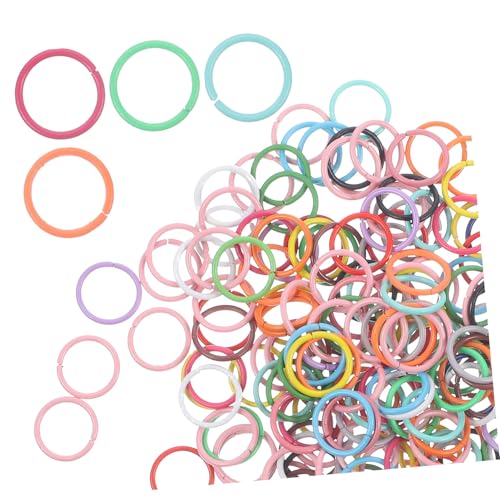 Homoyoyo 200 Stück Offener Ringschmuck Vorrichtung Halskette-kit Zubehör Zur Schmuckherstellung Biegeringe Für Die Schmuckherstellung Schlüsselbund Armband-anhänger Eisen Homoyoyo 200 Stück Offener Ringschmuck Vorrichtung Halskette-kit Zubehör Zur Schmuckherstellung Biegeringe Für Die Schmuckherstellung Schlüsselbund Armband-anhänger Eisen von Homoyoyo