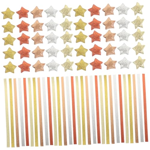 Homoyoyo 200 Stück Origami Papierstreifen Glitter Faltpapier für DIY Bastelprojekte Leuchtendes Doppelseitiges Bastelpapier in Farbverlauf Goldtönen Geeignet für Handarbeit Partydeko Homoyoyo 200 Stück Origami Papierstreifen Glitter Faltpapier für DIY Bastelprojekte Leuchtendes Doppelseitiges Bastelpapier in Farbverlauf Goldtönen Geeignet für Handarbeit Partydeko von Homoyoyo