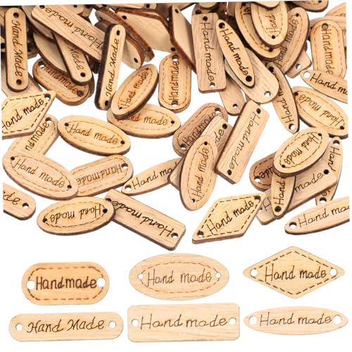 Homoyoyo 200 Stück Vintage Holzknöpfe mit Löchern Handmade Label für DIY Basteln Nähen Geschenke Stabile Holzknopf Etiketten für Kleidung und Dekoration Homoyoyo 200 Stück Vintage Holzknöpfe mit Löchern Handmade Label für DIY Basteln Nähen Geschenke Stabile Holzknopf Etiketten für Kleidung und Dekoration von Homoyoyo