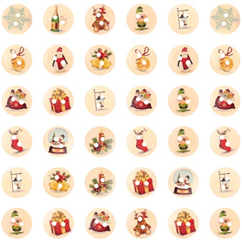 Homoyoyo 200 Stück Weihnachtsknöpfe Aus Holz in Form Kleiner Sterne – Ideal Zum Basteln Und Dekorieren Für Die Festliche Weihnachtszeit - Perfekt Für DIY-Projekte Und Kreative Verzierungen Homoyoyo 200 Stück Weihnachtsknöpfe Aus Holz in Form Kleiner Sterne – Ideal Zum Basteln Und Dekorieren Für Die Festliche Weihnachtszeit - Perfekt Für DIY-Projekte Und Kreative Verzierungen von Homoyoyo