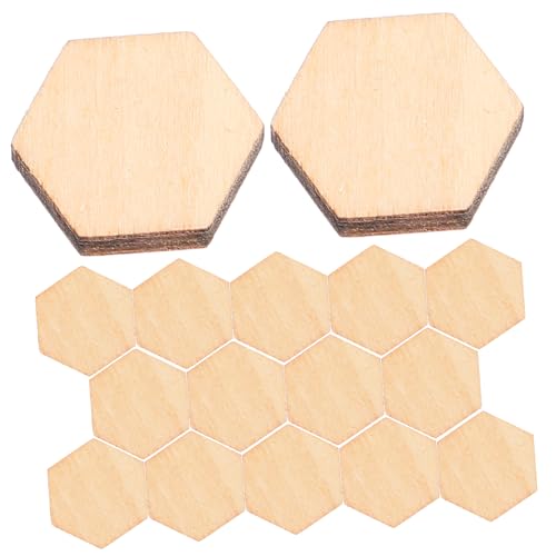 Homoyoyo 200Stück Sechseckige Holzornamente Unvollendete Holzformen für DIY Handwerk Hochzeit und Weihnachten Hochwertige Langlebige Holzdeko Homoyoyo 200Stück Sechseckige Holzornamente Unvollendete Holzformen für DIY Handwerk Hochzeit und Weihnachten Hochwertige Langlebige Holzdeko von Homoyoyo