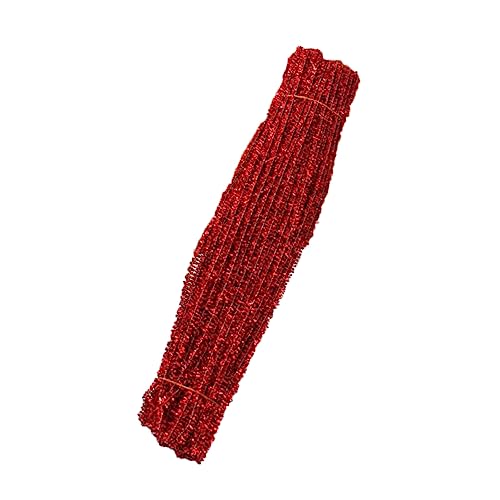 Homoyoyo 200Stücke DIY Glitzer Sticks Rote Bastelstäbe Für Weihnachten Glitzer Stäbe Für Bastelprojekte Gastgeschenke Und Dekoration von Homoyoyo