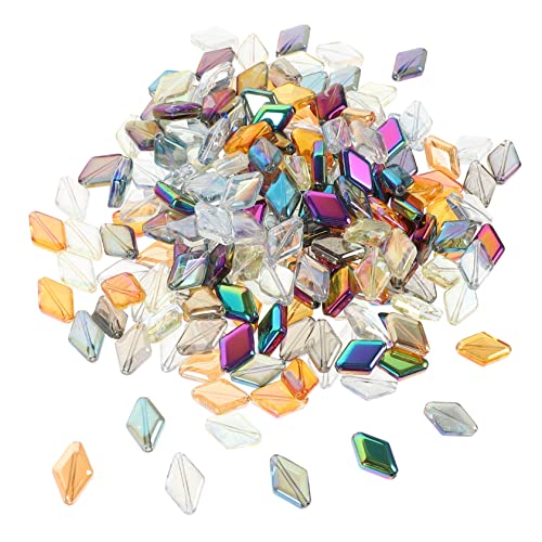 Homoyoyo 200Stücke Diamantförmige Glasperlen DIY Perlen für Armbänder für Schmuckherstellung Sichere und Langlebige Bastelmaterialien Geschenkset Homoyoyo 200Stücke Diamantförmige Glasperlen DIY Perlen für Armbänder für Schmuckherstellung Sichere und Langlebige Bastelmaterialien Geschenkset von Homoyoyo