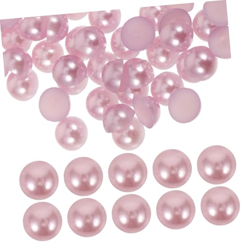 Homoyoyo 200Stücke Halbperlen Anhänger Flache Rückseite Perlen für DIY Bastelprojekte für Haaraccessoires und Nailart Zartem von Homoyoyo