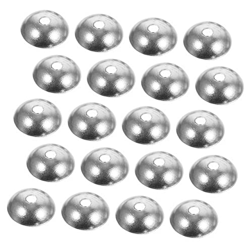Homoyoyo 200Stücke Perlenkappen für DIY Schmuckherstellung Spacer Beads für Armbänder Rostend Vielseitige Bastelaccessoires von Homoyoyo