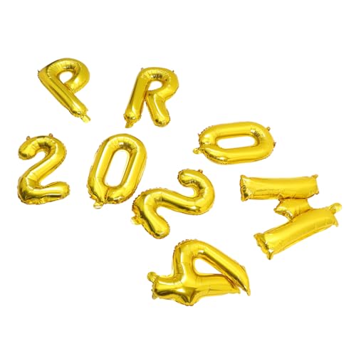 Homoyoyo 2024 Abschlussball Folienballons Set - Große - Goldene Buchstabenballons Für Die Abschlussfeier Perfekte Dekoration Für Den Abschlussball Und Feierlichkeiten Homoyoyo 2024 Abschlussball Folienballons Set - Große - Goldene Buchstabenballons Für Die Abschlussfeier Perfekte Dekoration Für Den Abschlussball Und Feierlichkeiten von Homoyoyo
