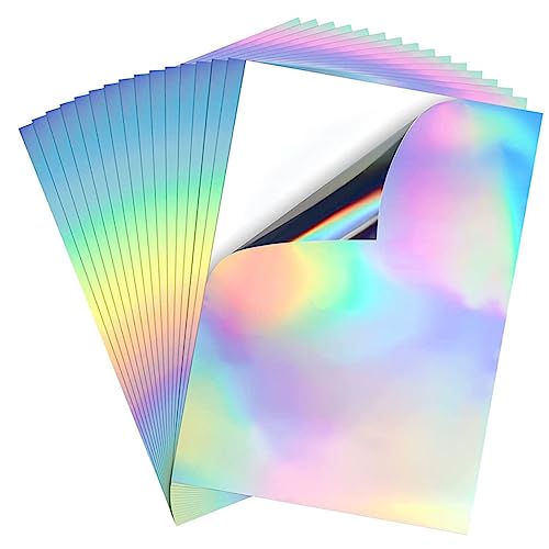 Homoyoyo 20Blätter Holografische Aufkleber für DIY Projekte Selbstklebende Papierbögen Vielseitige Sticker für Trinkbecher Kalender Homoyoyo 20Blätter Holografische Aufkleber für DIY Projekte Selbstklebende Papierbögen Vielseitige Sticker für Trinkbecher Kalender von Homoyoyo