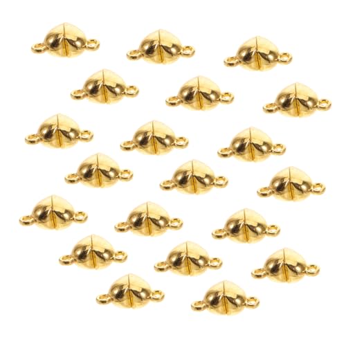 Homoyoyo 20St Herzförmiger Anhänger mit Magnetschnalle Verschluss für Schmuck Herzverschluss Verschlüsse Herz Magnetverschluss Schmuck Zubehör Herzanhänger Metall klein Zinklegierung Golden Homoyoyo 20St Herzförmiger Anhänger mit Magnetschnalle Verschluss für Schmuck Herzverschluss Verschlüsse Herz Magnetverschluss Schmuck Zubehör Herzanhänger Metall klein Zinklegierung Golden von Homoyoyo