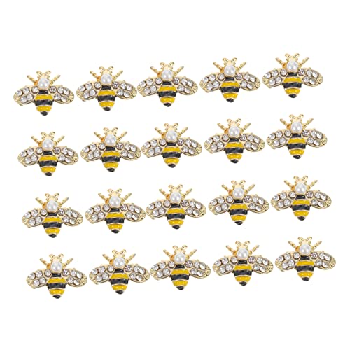Homoyoyo 20Stücke Bienen Nagel Charms Legierung Nagelkunst Schmuck für Kreative Maniküre DIY Nageldekor Geeignet für Professionelle und Persönliche Anwendungen Homoyoyo 20Stücke Bienen Nagel Charms Legierung Nagelkunst Schmuck für Kreative Maniküre DIY Nageldekor Geeignet für Professionelle und Persönliche Anwendungen von Homoyoyo