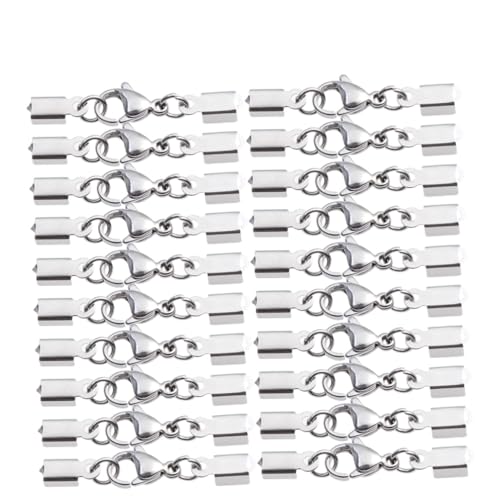 Homoyoyo 20Stücke DIY Schmuck Karabinerverschlüsse Hummer Clips für Armbänder und Ohrringe Robuste und Verschlüsse für Schmuckherstellung von Homoyoyo
