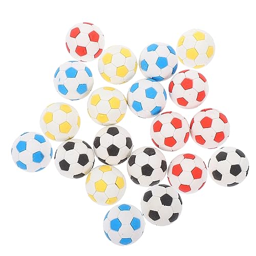 Homoyoyo 20Stücke Fußball Radiergummis Für Kompakte Mini Radierer Bunten Verschleißfestes Zubehör Für Schule Und Bastelbedarf Mitgebsel Für Kindergeburtstage Homoyoyo 20Stücke Fußball Radiergummis Für Kompakte Mini Radierer Bunten Verschleißfestes Zubehör Für Schule Und Bastelbedarf Mitgebsel Für Kindergeburtstage von Homoyoyo