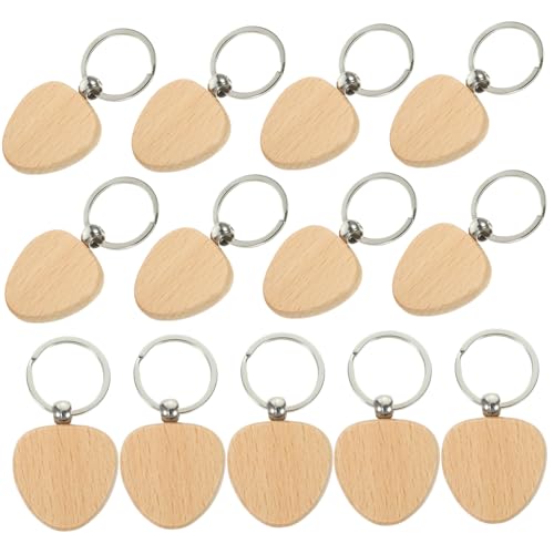 Homoyoyo 20Stücke Holz Schlüsselanhänger Blanks für DIY Handwerk Beschriftbare Schlüsselringe Hochwertigem Holz für und Kreative Projekte Homoyoyo 20Stücke Holz Schlüsselanhänger Blanks für DIY Handwerk Beschriftbare Schlüsselringe Hochwertigem Holz für und Kreative Projekte von Homoyoyo