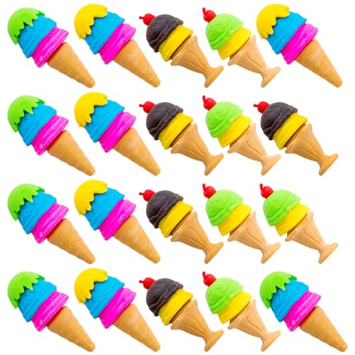 Homoyoyo 20Stücke Lebensmittel Radiergummis Eiscreme Form Dekorative Radiergummis Für Lustige Und Kreative Schulmaterialien Homoyoyo 20Stücke Lebensmittel Radiergummis Eiscreme Form Dekorative Radiergummis Für Lustige Und Kreative Schulmaterialien von Homoyoyo