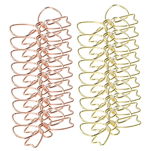 Homoyoyo 20Stücke Metallische Büroklammern im Bogen Design Roségold und Praktische und Dekorative Clips für Büro Schule und Zuhause Starke Klemmkraft und Vielseitig Einsetzbar Homoyoyo 20Stücke Metallische Büroklammern im Bogen Design Roségold und Praktische und Dekorative Clips für Büro Schule und Zuhause Starke Klemmkraft und Vielseitig Einsetzbar von Homoyoyo