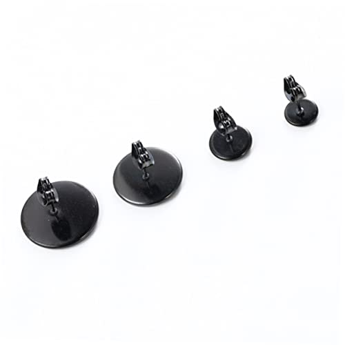 Homoyoyo 20Stücke Teiliges Ohrstecker Basis DIY Schmuckzubehör für Ohrringe Runde Schwarze Tablett Ohrstecker mit Ohrstopper für Frauen und Innendurchmesser Homoyoyo 20Stücke Teiliges Ohrstecker Basis DIY Schmuckzubehör für Ohrringe Runde Schwarze Tablett Ohrstecker mit Ohrstopper für Frauen und Innendurchmesser von Homoyoyo