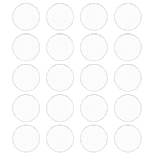 Homoyoyo 20Stücke Transparente Kunststoffbindungsscheiben Multifunktionale Buchbinderinge für Notizbücher Planer und DIY Projekte für Büro Schule und Zuhause von Homoyoyo