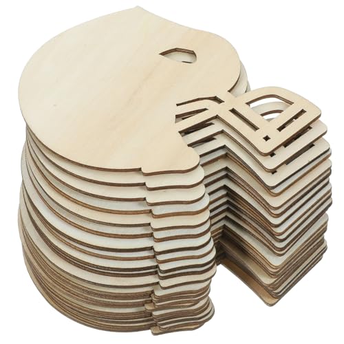 Homoyoyo 20Stücke Unvollendete Holzhelm Holzscheiben Zum Basteln DIY Holzscheiben Für Projekte Leere Hängende Holzhelme Holzausschnitte Für Heimdekoration Homoyoyo 20Stücke Unvollendete Holzhelm Holzscheiben Zum Basteln DIY Holzscheiben Für Projekte Leere Hängende Holzhelme Holzausschnitte Für Heimdekoration von Homoyoyo