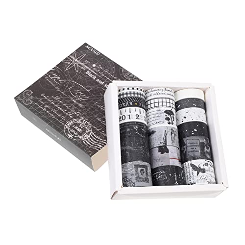 Homoyoyo 20Stücke Vintage Washi Tape Set Dekorative Klebebänder für DIY Scrapbooking und Journaling für Kunstprojekte und Kreative Bastelideen von Homoyoyo