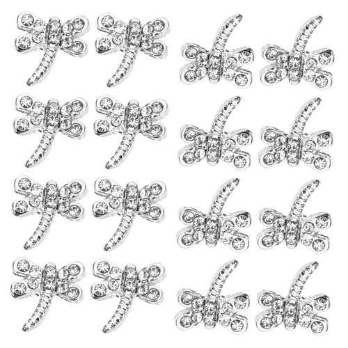 Homoyoyo 20Stücke Wunderschöne Drachenfliegen Nageljuwelen Dekorative Nail Art Charms für DIY Nageldesign für Maniküre und Nagelkunst Zuhause von Homoyoyo