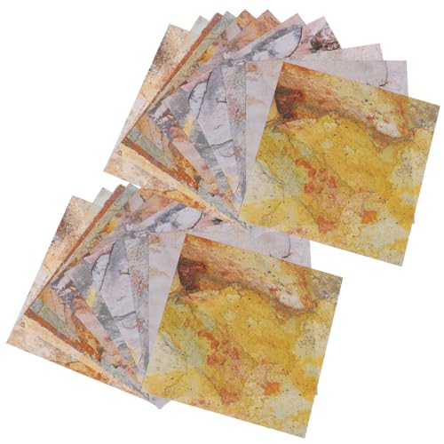 Homoyoyo 24 Blatt Origami Papier Steinmuster DIY Bastelpapier für Scrapbooking Kartenherstellung Geschenkverpackung Hand Account Paper mit Einseitigem Naturstein design Homoyoyo 24 Blatt Origami Papier Steinmuster DIY Bastelpapier für Scrapbooking Kartenherstellung Geschenkverpackung Hand Account Paper mit Einseitigem Naturstein design von Homoyoyo