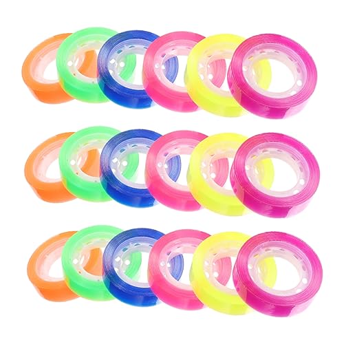 Homoyoyo 24 Rollen Farbe transparentes Klebeband transparentes Büroklebeband klebrig dichtungsbänder dichtungsband unsichtbares Packband Geschenkverpackung mit durchsichtigem Klebeband bopp Homoyoyo 24 Rollen Farbe transparentes Klebeband transparentes Büroklebeband klebrig dichtungsbänder dichtungsband unsichtbares Packband Geschenkverpackung mit durchsichtigem Klebeband bopp von Homoyoyo