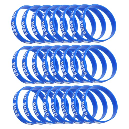 Homoyoyo 24 Stück Graduierungsarmband Gegenwärtig Senior Willkommen Rosa erste Silikonarmband für Team Handgelenksbänder Armbänder Absolventenarmband Abschluss Zubehör Kieselgel Blau Homoyoyo 24 Stück Graduierungsarmband Gegenwärtig Senior Willkommen Rosa erste Silikonarmband für Team Handgelenksbänder Armbänder Absolventenarmband Abschluss Zubehör Kieselgel Blau von Homoyoyo
