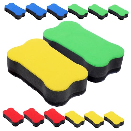 Homoyoyo 24 Stück Magnetische Whiteboard Radierer Trockenradierer für Büro und Schule Wiederverwendbar zu Oberflächen für und Trainingsumgebungen von Homoyoyo
