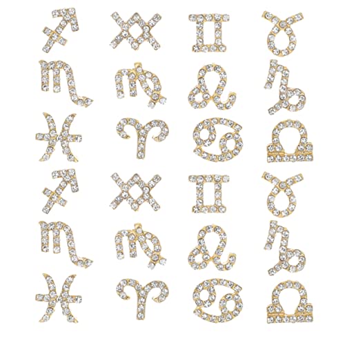 Homoyoyo 24 Stück Metall Nail Art Charms mit Strass DIY Nageldekoration für Kreative Designs Geeignet für Zuhause und Professionelle Maniküre Homoyoyo 24 Stück Metall Nail Art Charms mit Strass DIY Nageldekoration für Kreative Designs Geeignet für Zuhause und Professionelle Maniküre von Homoyoyo